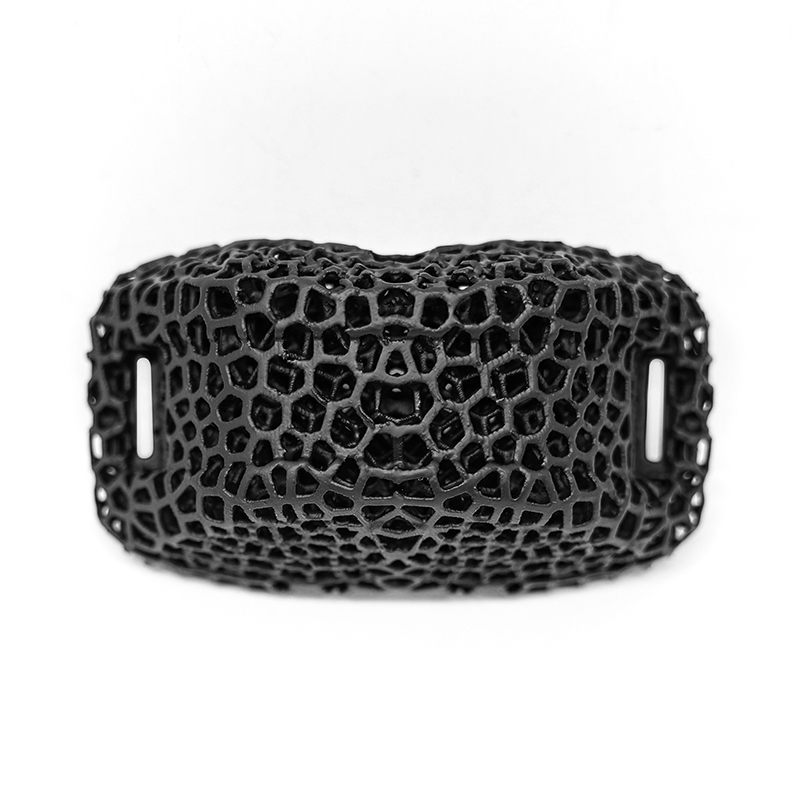 3D inprimatutako izotz hockey kaskoaren kaiola eta kokotsa kopa ordezko piezak - kasko gehienekin bateragarriak