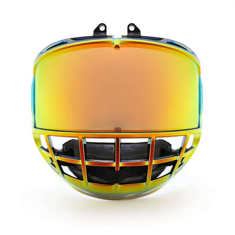 Kalitate handiko eta iraunkorra Chrome Junior Izotz Hockey Kaiola Txinan haurrentzat XS ordezkoarekin