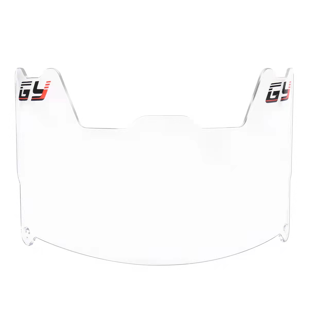 TruVision Pro Football Visor MilitaryGrade Clear Shield Barruan lainoaren aurkako kanpoaldean marraduraren aurkakoa